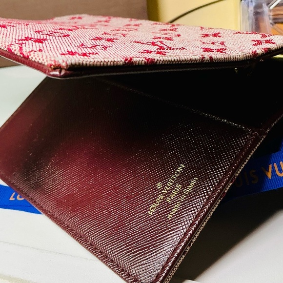 LOUIS VUITTON Cherry Authentic Monogram Mini Agenda Cerise W/Box & Dust Bag - Picture 10 of 16